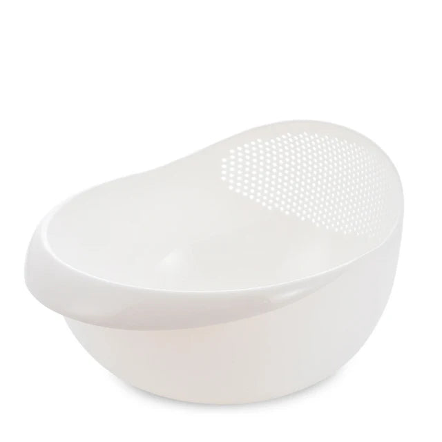 1PC Rice Sieve Plastic Colander Kitchen Drain Basket Rice Bowl Fruit Vegetable Washing Strainer Basket Sink Drain Kitchen Tools
